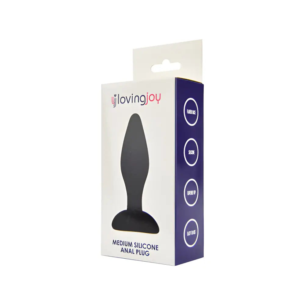 Loving Joy Silicone Anal Plug Medium - Butt Plugs - Save 20% - Fast Shipping - Sale United Kingdom Stoke-on-trent