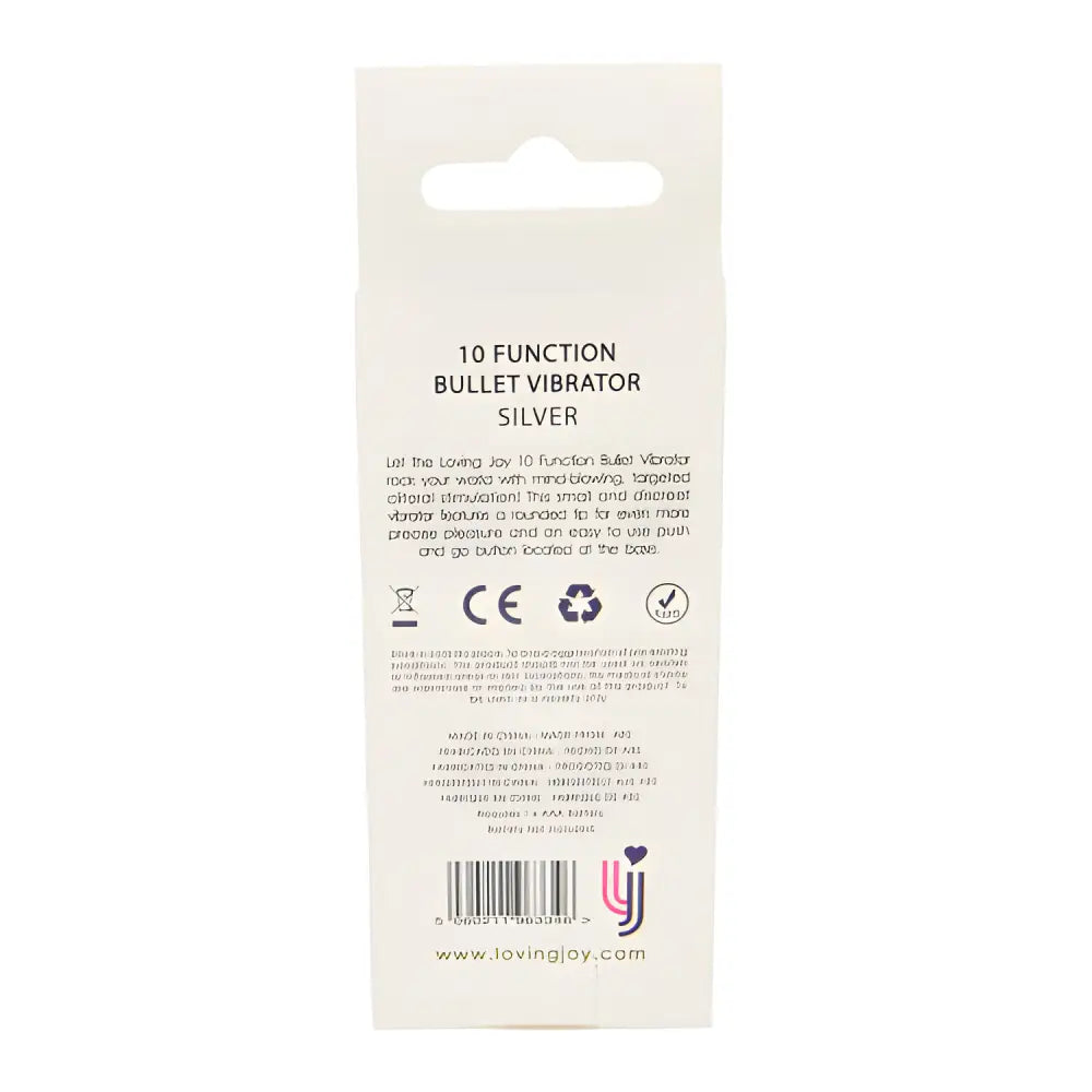Loving Joy Single Speed Silver Bullet Vibrator - Vibrators - Save 25% - Fast Shipping - Sale United Kingdom Stoke-on-trent