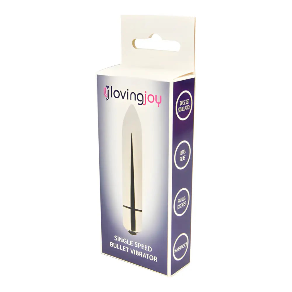 Loving Joy Single Speed Silver Bullet Vibrator - Vibrators - Save 25% - Fast Shipping - Sale United Kingdom Stoke-on-trent
