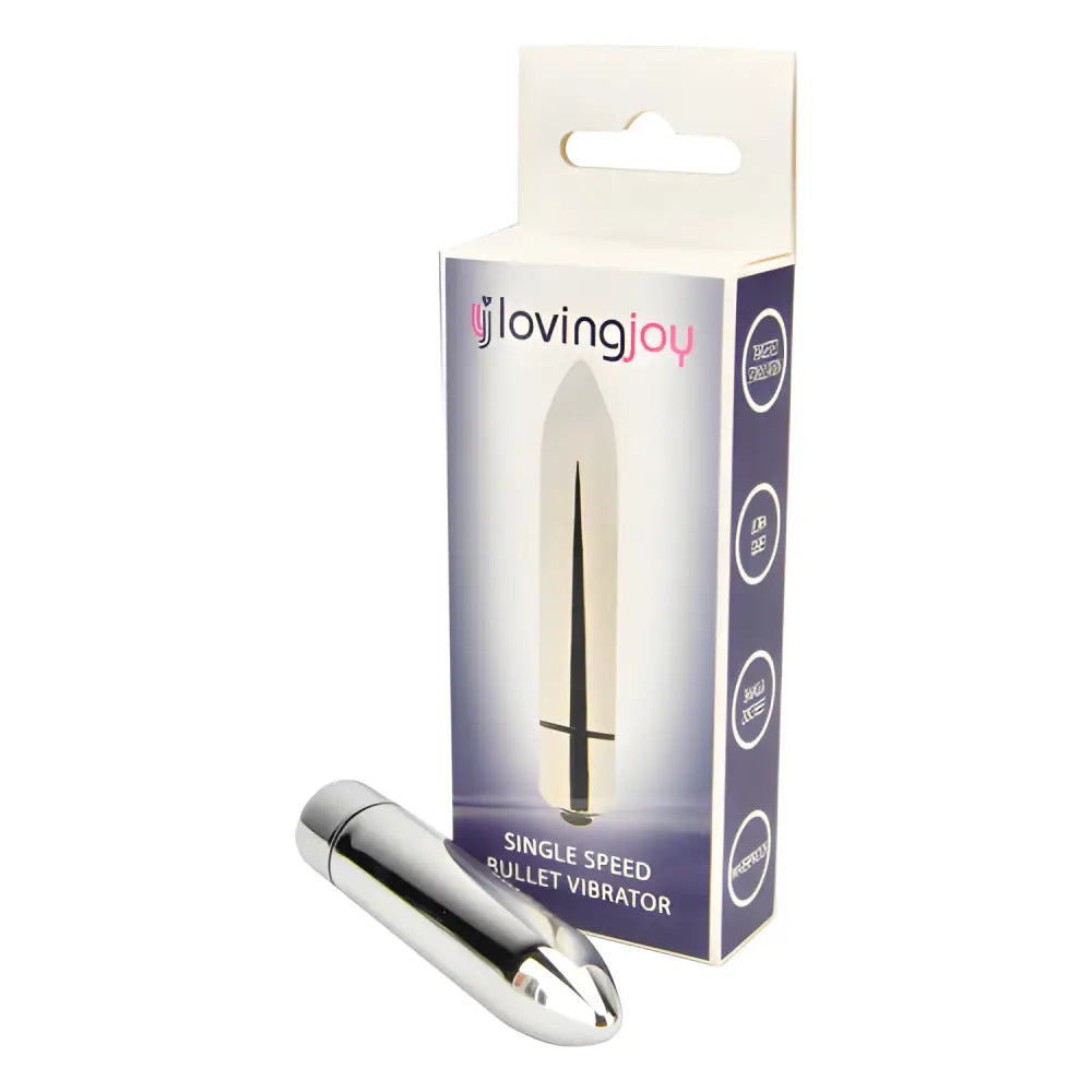 Loving Joy Single Speed Silver Bullet Vibrator - Vibrators - Save 25% - Fast Shipping - Sale United Kingdom Stoke-on-trent
