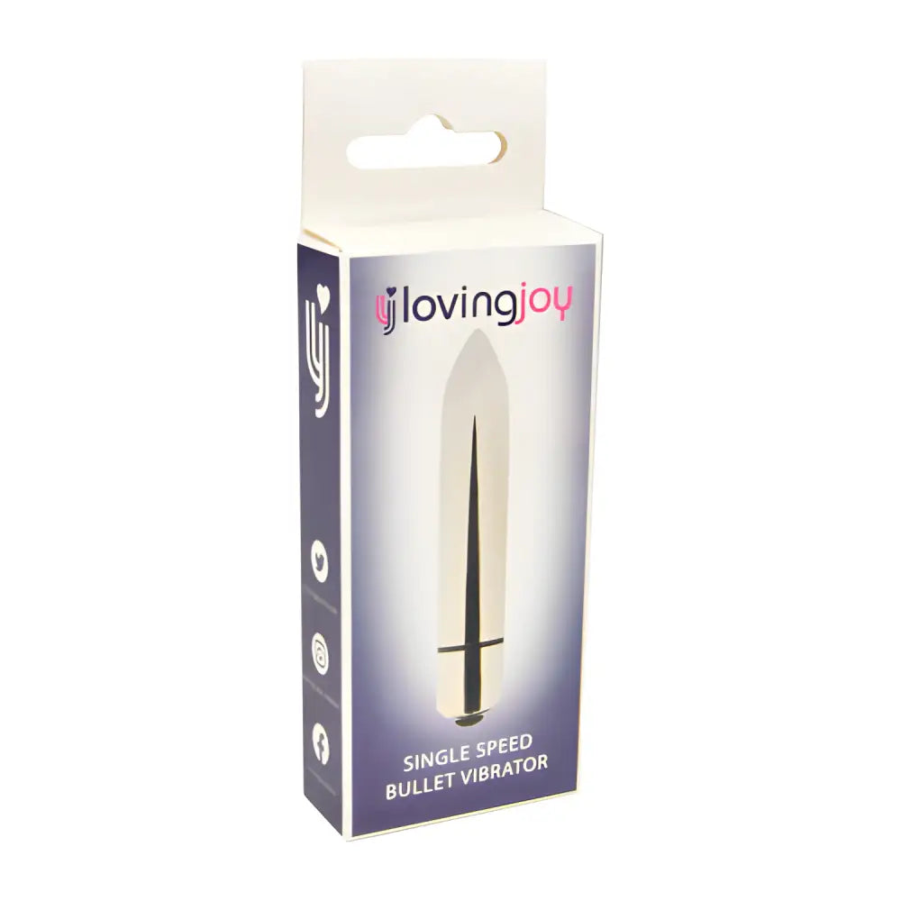 Loving Joy Single Speed Silver Bullet Vibrator - Vibrators - Save 25% - Fast Shipping - Sale United Kingdom Stoke-on-trent