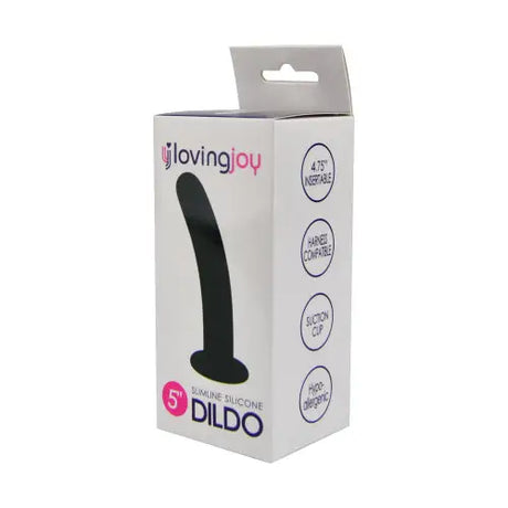 Loving Joy Slimline Silicone Dildo 5 Inch - Strap on Dildos - Save 25% - Fast Shipping - United Kingdom Stoke-on-trent