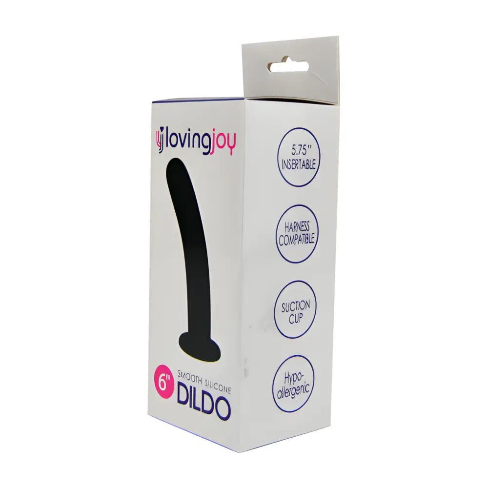 Loving Joy Smooth Silicone Dildo 6 Inch - Strap on Dildos - Save 25% - Fast Shipping - Anal United Kingdom Stoke-on-trent