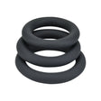 Loving Joy Thick Silicone Cock Rings 3 Pack Grey - Save 15% - Fast Shipping - Sale United Kingdom Stoke-on-trent
