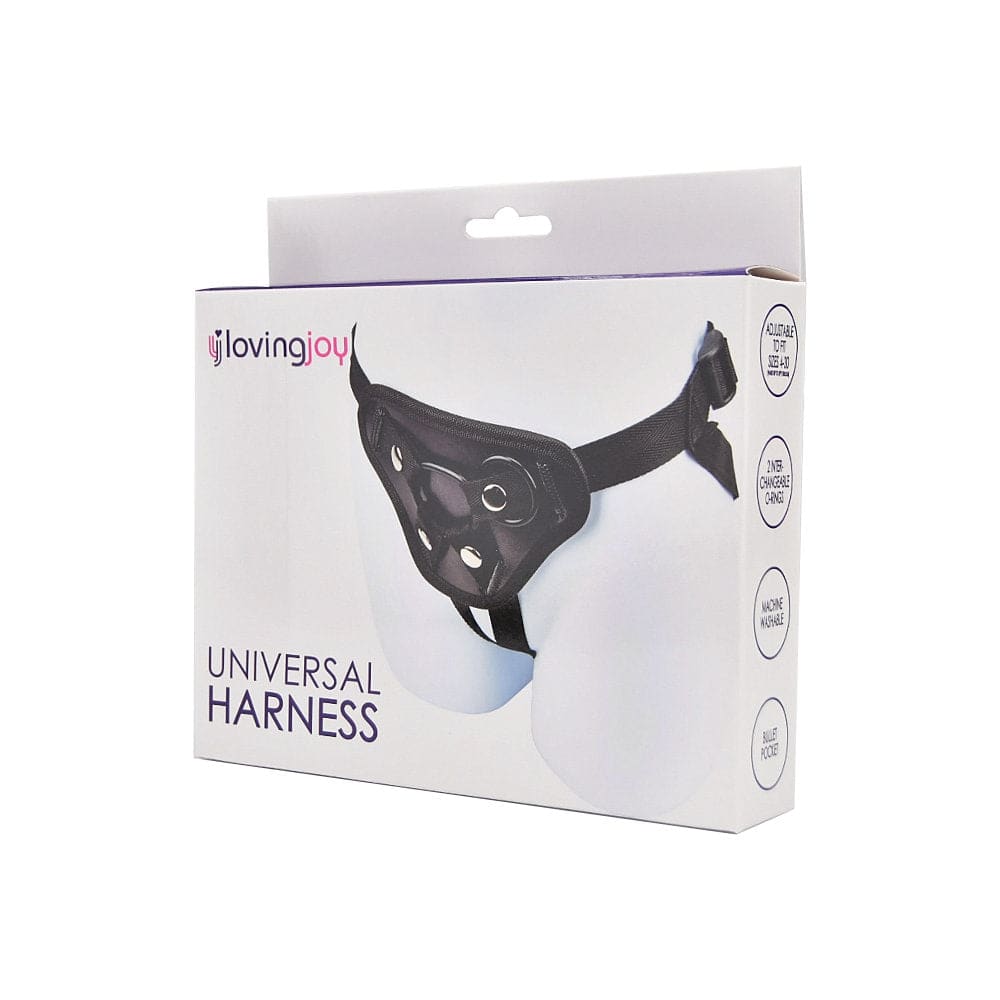 Loving Joy Universal Black Harness - Strap Ons - Save 20% - Sale