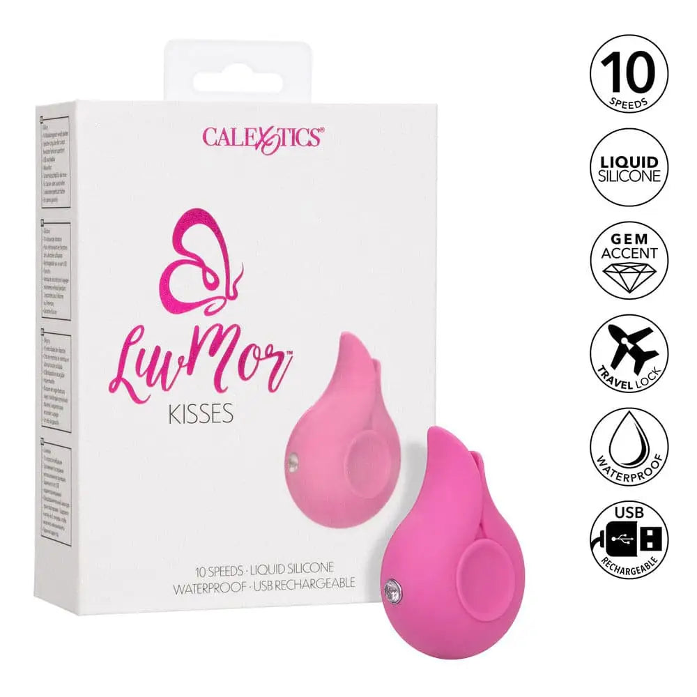 Luvmor Kisses Flickering Clitoral Stimulator - Save 25% - Luvmor - Fast Shipping - Vibrator United Kingdom Stoke-on-trent