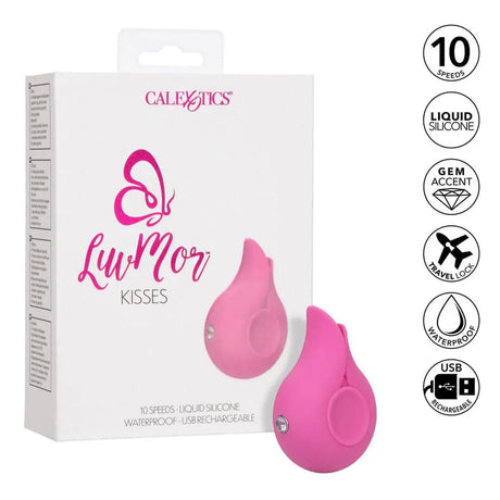 Luvmor Kisses Flickering Clitoral Stimulator - Save 25% - Luvmor - Fast Shipping - Vibrator United Kingdom Stoke-on-trent