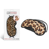 Lux Fetish Peek-a-boo Love Mask Leopard Print - Sex Toys - Save 20% - Sale