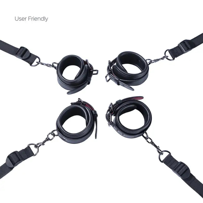 Luxury Heavy Duty Under Bed Restraint Kit Bdsm Fetish Vegan Adjustable Adult - Save 10% - Sale United Kingdom Stoke-on-trent