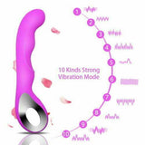 Luxury USB Rechargeable Classic Vibrator Purple