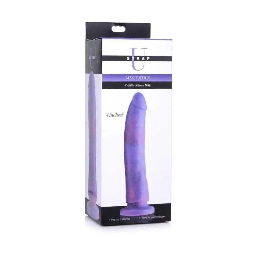 Magic Glitter Silicone Dildo 8 Inch - Save 30% - Fast Shipping - United Kingdom Stoke-on-trent