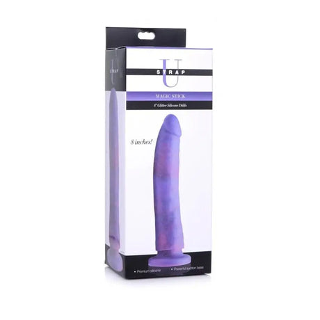 Magic Glitter Silicone Dildo 8 Inch - Save 30% - Fast Shipping - United Kingdom Stoke-on-trent