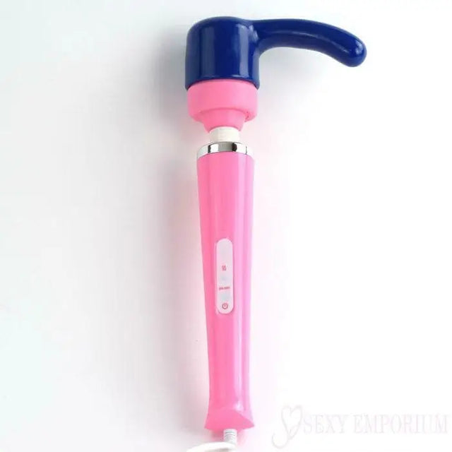 Magic Wand Vibrating Massager Pink with Attachment - Save 20% - with - Fast - Vibrator United Kingdom Stoke-on-trent