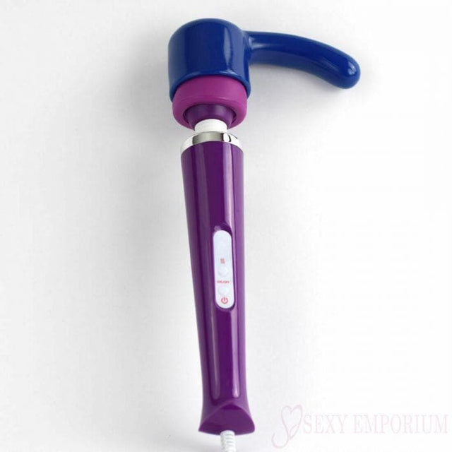 Magic Wand Vibrating Massager Purple With Attachment