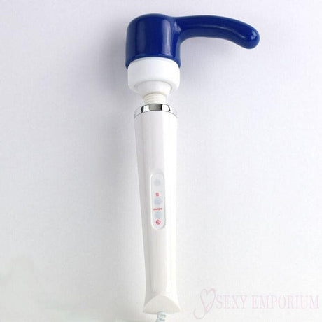 Magic Wand Vibrating Massager White With Attachment