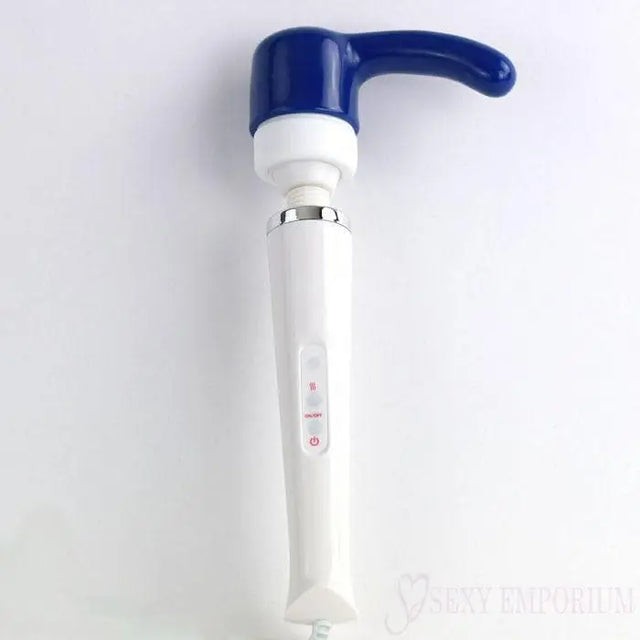 Magic Wand Vibrating Massager White with Attachment - Save 15% - with - Fast - Vibrator United Kingdom Stoke-on-trent