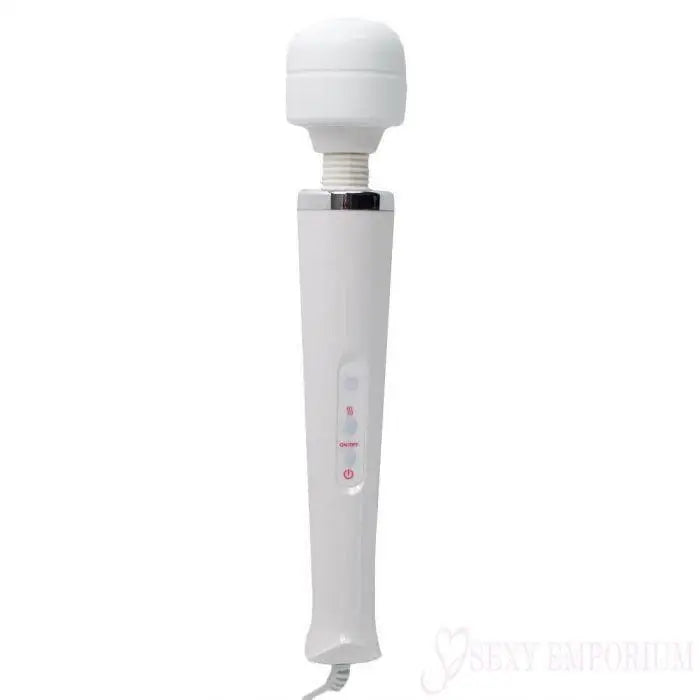 Magic Wand Vibrating Massager White with Attachment - Save 15% - with - Fast - Vibrator United Kingdom Stoke-on-trent
