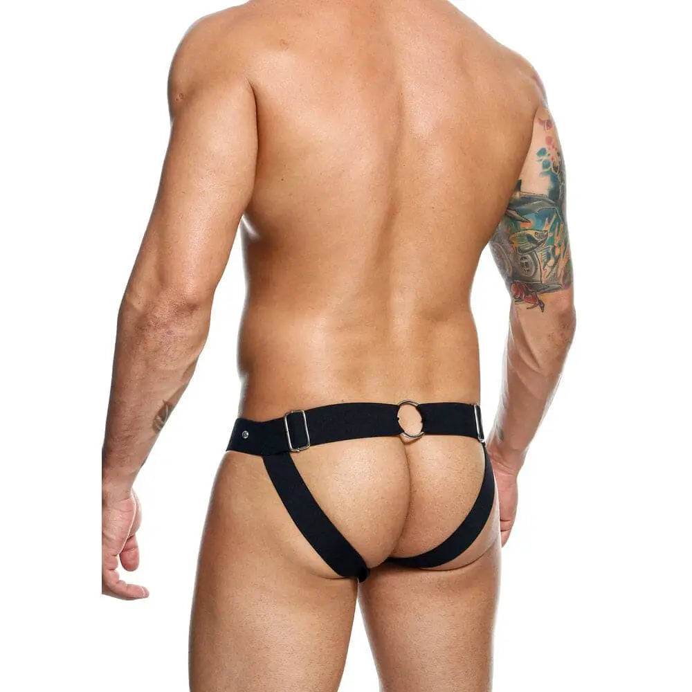 Male Basics Dngeon Peekaboo Jock Black one Size - Save 25% - one - Fast Shipping - Sale United Kingdom Stoke-on-trent