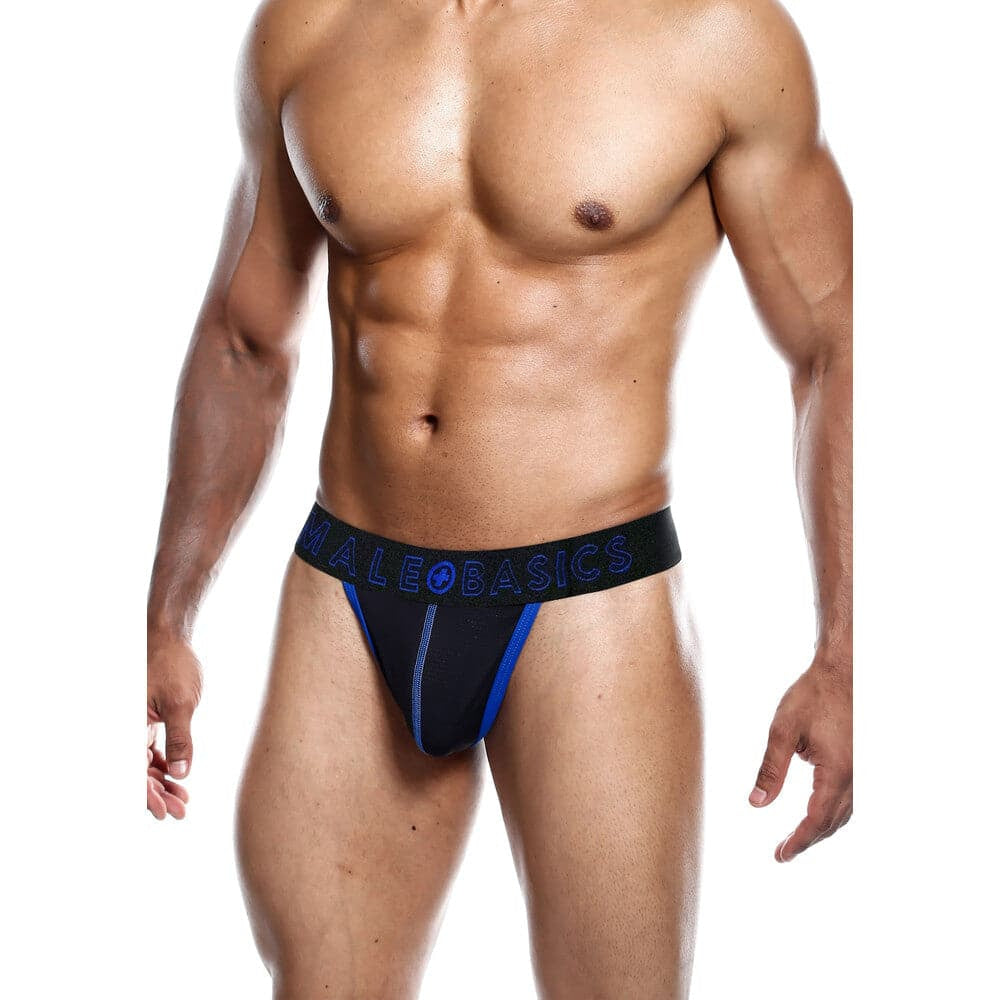 Masculino básico neon tanga azul