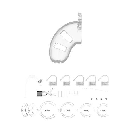 Man Cage 10 Male 3.5 Inch Clear Chastity with Anal Plug - Save 20% - with - Fast - Sale United Kingdom Stoke-on-trent