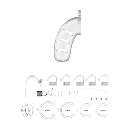 Man Cage 11 Male 4.5 Inch Clear Chastity with Anal Plug - Save 30% - with - Fast - Sale United Kingdom Stoke-on-trent