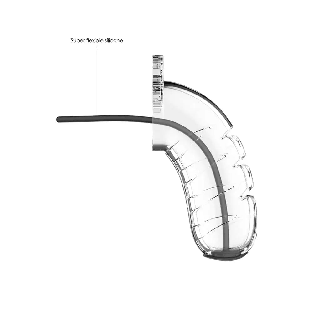 Man Cage 16 Male 4.5 Inch Clear Chastity with Urethal Sound - Save 30% - with - Sale United Kingdom Stoke-on-trent