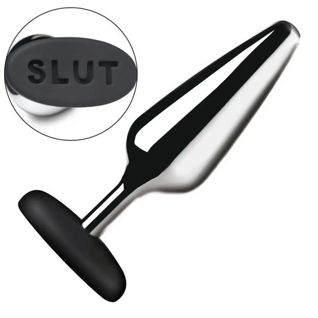 Master Series Butt Slut Metal and Silicone Plug - Save 30% - Fast Shipping - Sale United Kingdom Stoke-on-trent