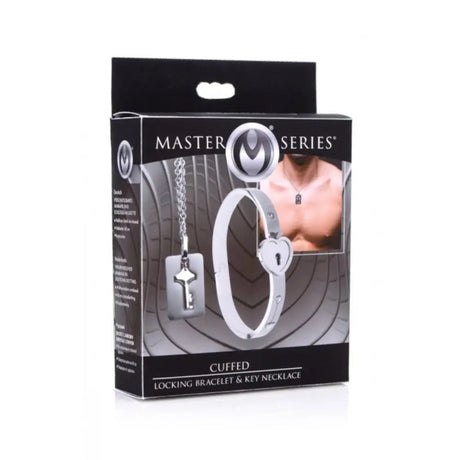 Master Series Cuffed Locking Bracelet & Key Necklace - Save 25% - Fast Shipping - Sale United Kingdom Stoke-on-trent
