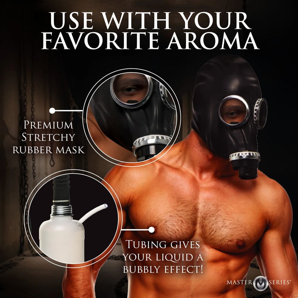 Master Series Dark Inhaler Gas Mask with Bottle - Save 30% - Sale