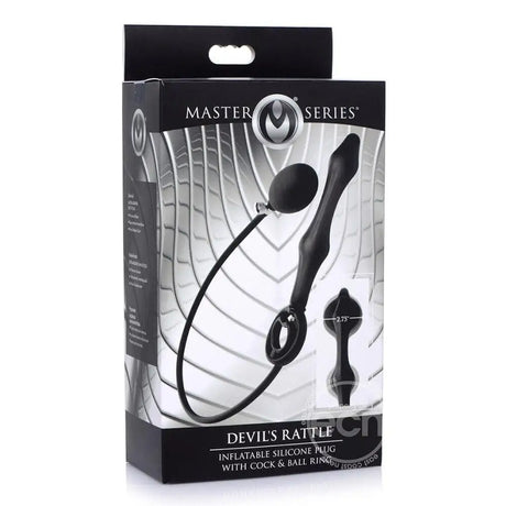 Master Series Devils Rattle Inflatable Anal Plug with Cock Ring - Save 30% - with - Sale United Kingdom Stoke-on-trent