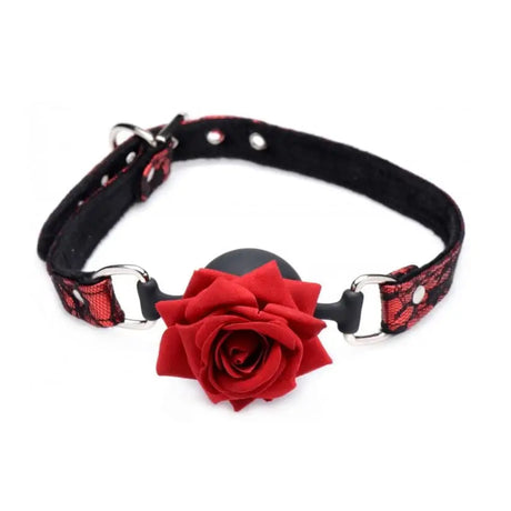 Master Series Silicone Ball Gag with Rose - Sex Toys - Save 25% - with - Fast Shipping - Sale United Kingdom Stoke-on-trent