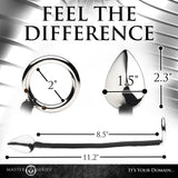 Master Series Tug Plug Aluminum Cock and Ball Ring - Save 25% - Fast Shipping - Sale United Kingdom Stoke-on-trent