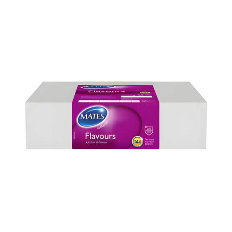 Mates Flavours Condom Bx144 Clinic Pack - Condoms - Save 25% - Bx144 - Fast Shipping - Sale United Kingdom Stoke-on-trent