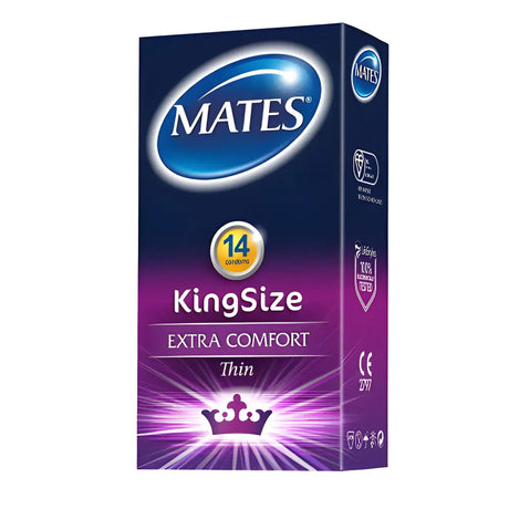 Mates King Size Condoms 14 Pack - Save 25% - Fast Shipping - Sale United Kingdom Stoke-on-trent