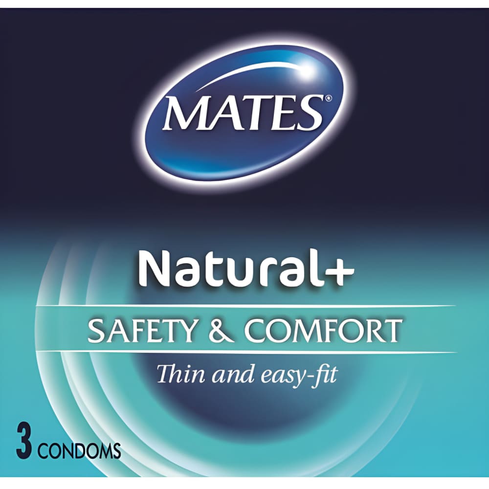 Mates Natural Condoms 3 Pack - Save 20% - Sale