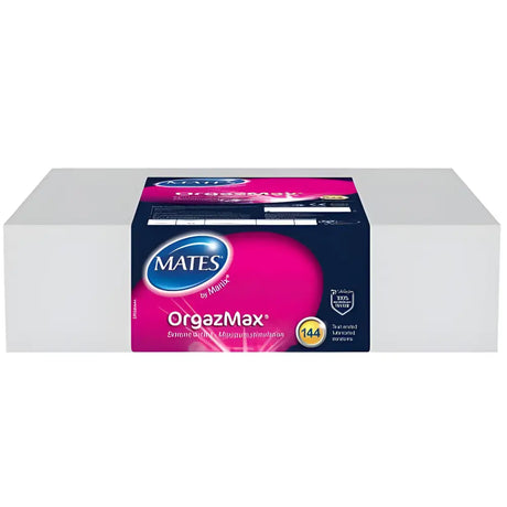 Mates Orgazmax Condoms 144 Clinic Pack - Save 25% - Orgazmax - Fast Shipping - Sale United Kingdom Stoke-on-trent