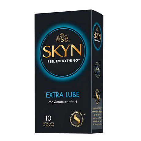 Mates Skyn Extra Lubricated Non Latex Condoms 10 Pack - Save 30% - Skyn - Fast Shipping - Sale United Kingdom Stoke-on-trent