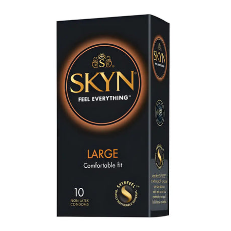 Mates Skyn Large Non Latex Condoms 10 Pack - Save 30% - Skyn - Fast Shipping - Sale United Kingdom Stoke-on-trent