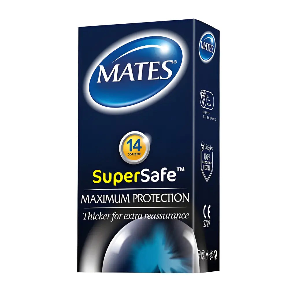 Mates Super Safe Condoms 14 Pack - Save 25% - Fast Shipping - Sale United Kingdom Stoke-on-trent