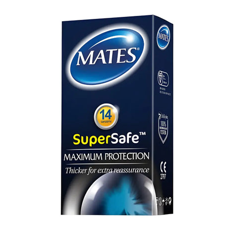 Mates Super Safe Condoms 14 Pack - Save 25% - Fast Shipping - Sale United Kingdom Stoke-on-trent