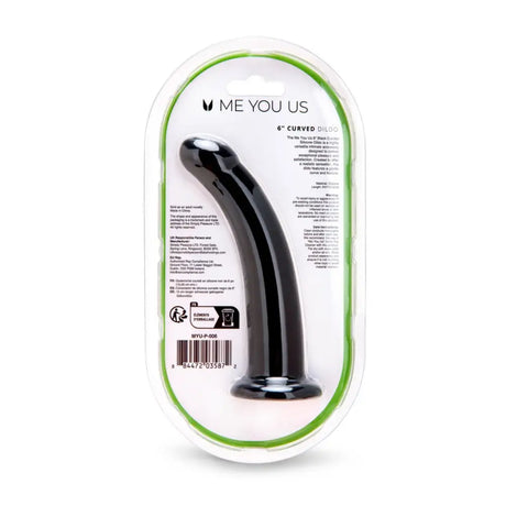 Me you us 6’’ Black Curved Silicone Dildo - you us - Fast Shipping - Anal Dildos United Kingdom Stoke-on-trent
