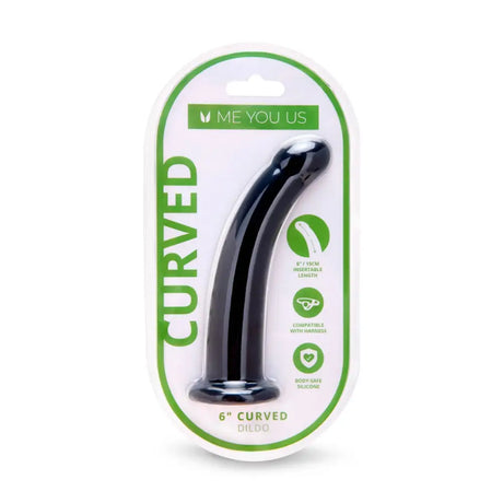 Me you us 6’’ Black Curved Silicone Dildo - you us - Fast Shipping - Anal Dildos United Kingdom Stoke-on-trent