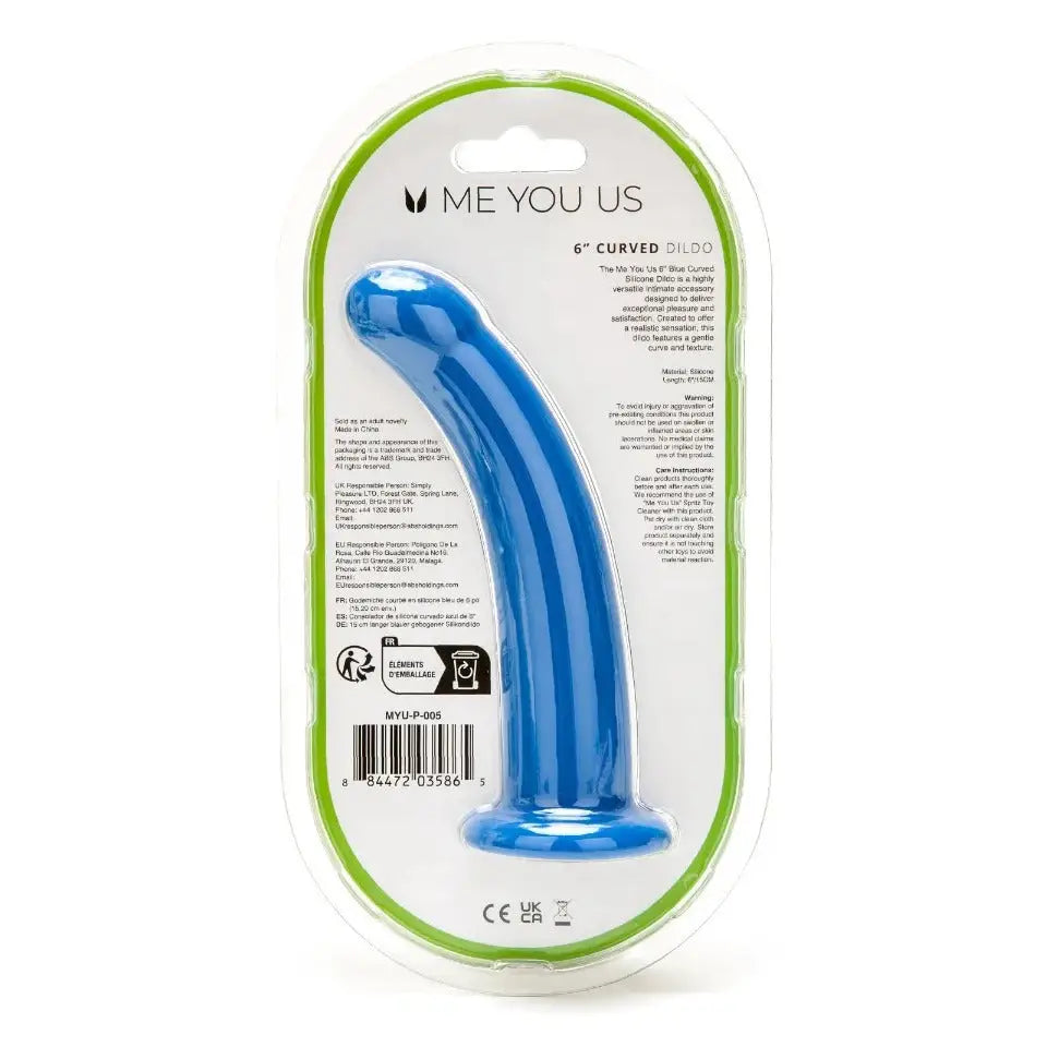 Me you us 6 Inch Curved Silicone Dildo - Save 30% - you us - Fast Shipping - United Kingdom Stoke-on-trent