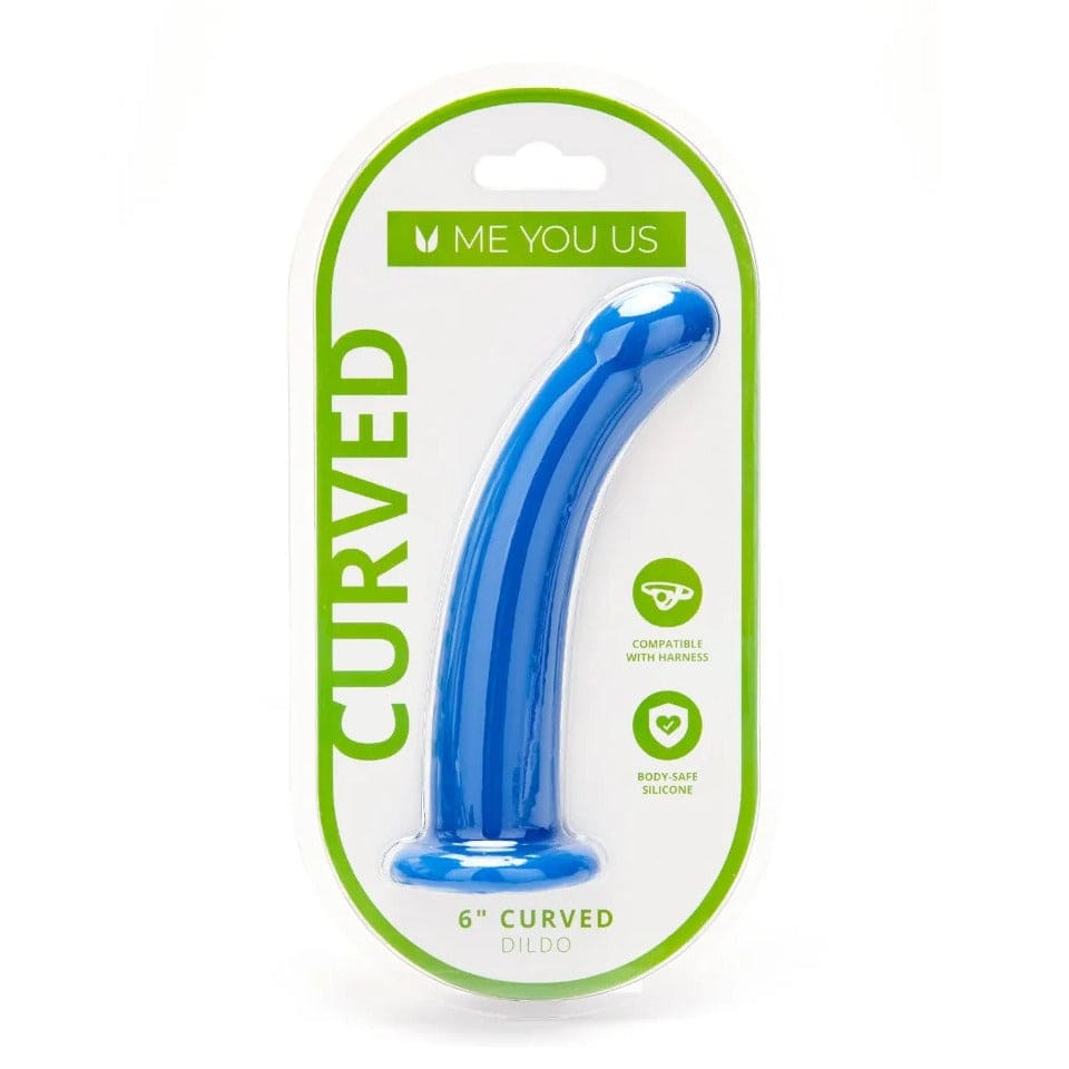 Me you us 6 Inch Curved Silicone Dildo - Save 20%