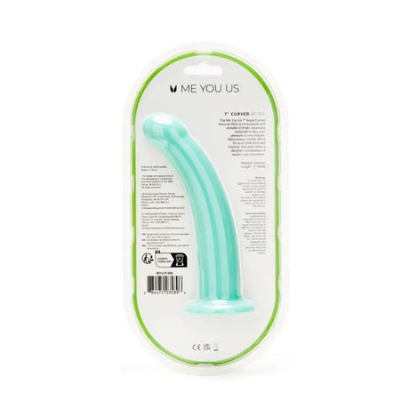 Me you us 7’’ Aqua Curved Silicone Dildo you us Fast Shipping United Kingdom Stoke on Trent