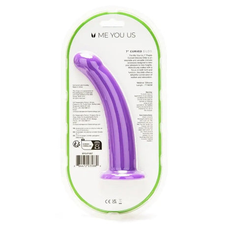 Me you us 7 Inch Curved Silicone Dildo - Save 25% - you us - Fast Shipping - United Kingdom Stoke-on-trent