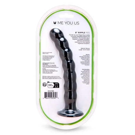 Me you us 8’’ Ripple G-spot Peg - you us - Fast Shipping - Dildo United Kingdom Stoke-on-trent