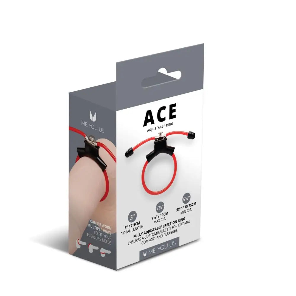 Me you us Ace Adjustable Noose Cock Ring - Sex Toys - Save 20% - you us - Fast Shipping - Sale United Kingdom Stoke-on-trent
