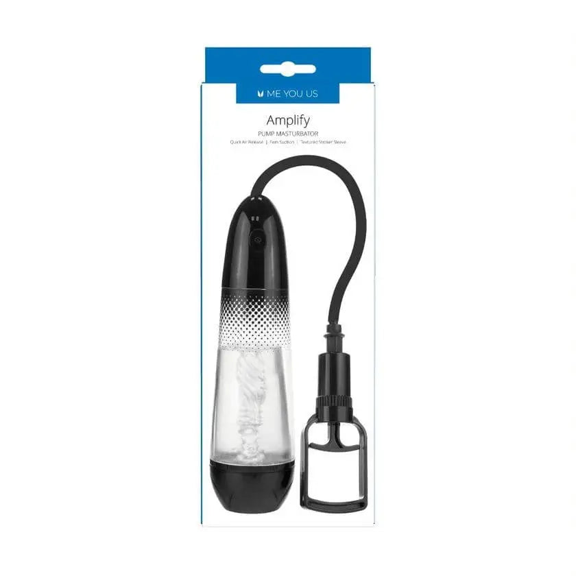Me you us Amplify Pump Masturbator Clear/black - Sex Toys - Save 30% - you us Clear/black - Fast Shipping - Sale United Kingdom