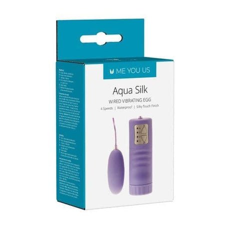 Me you us Aqua Silk Vibrating Bullet Violet - Sex Toys - Save 25% - Vibrator